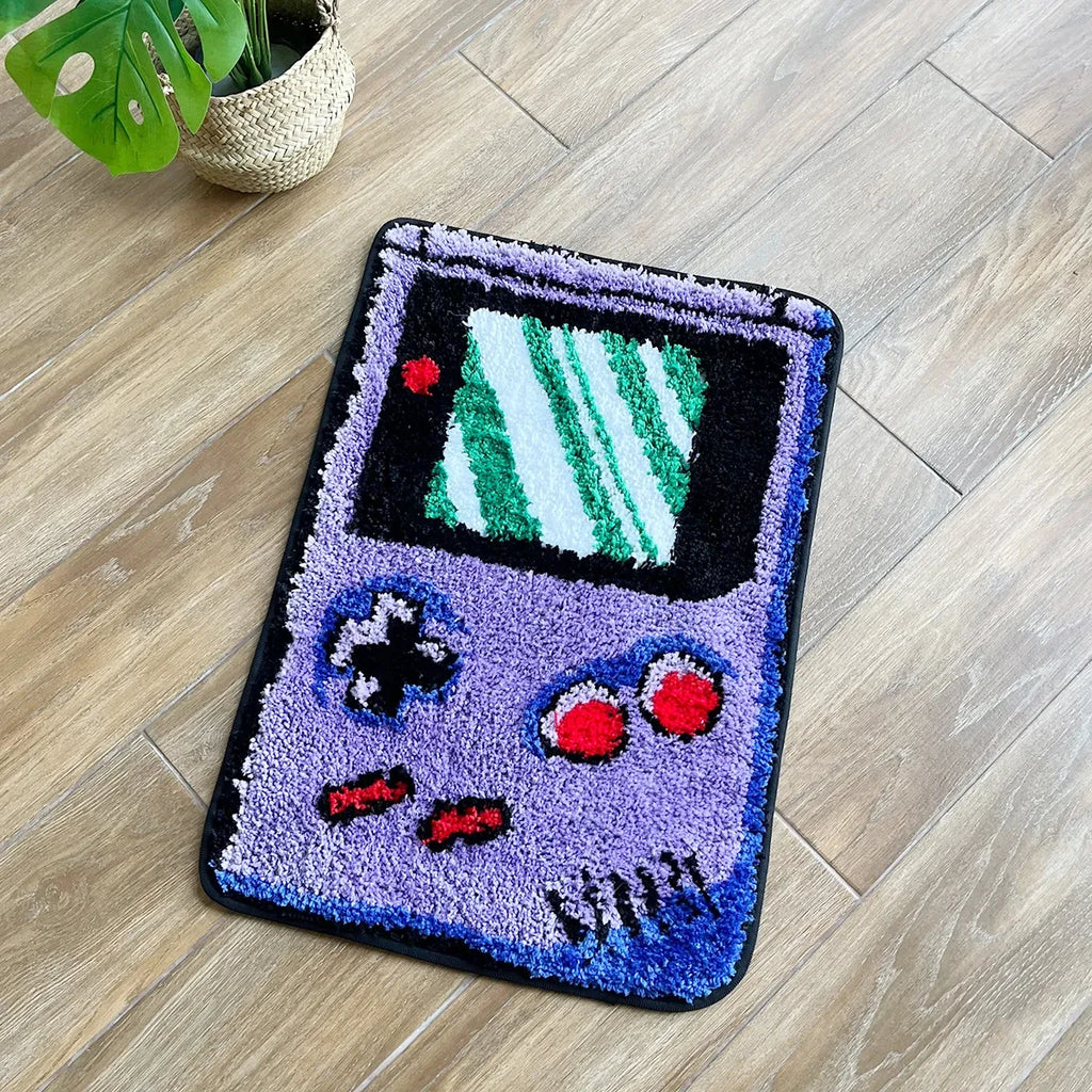 Retro Handheld Game Tufted Rug
