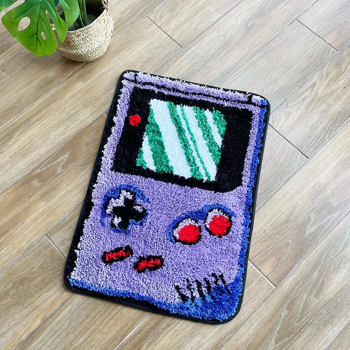 Retro Handheld Game Tufted Rug