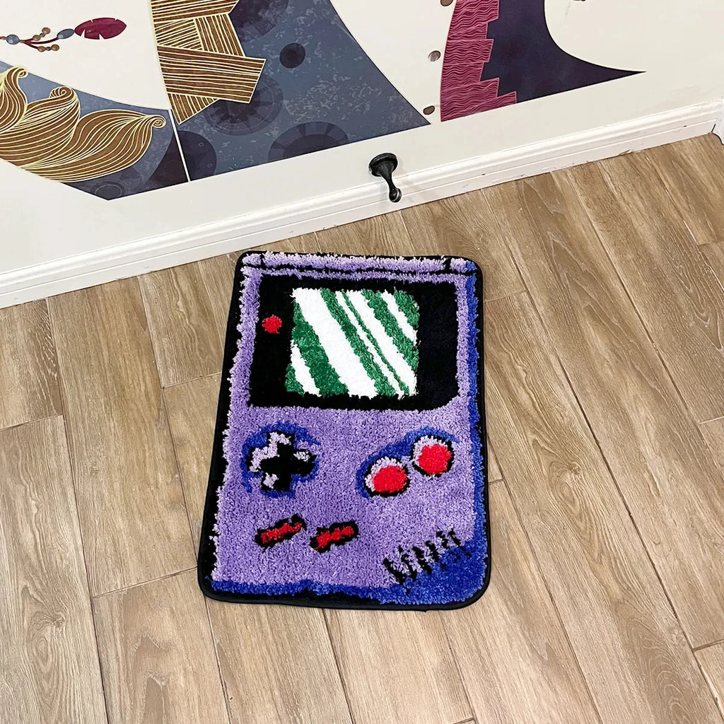 Retro Handheld Game Tufted Rug