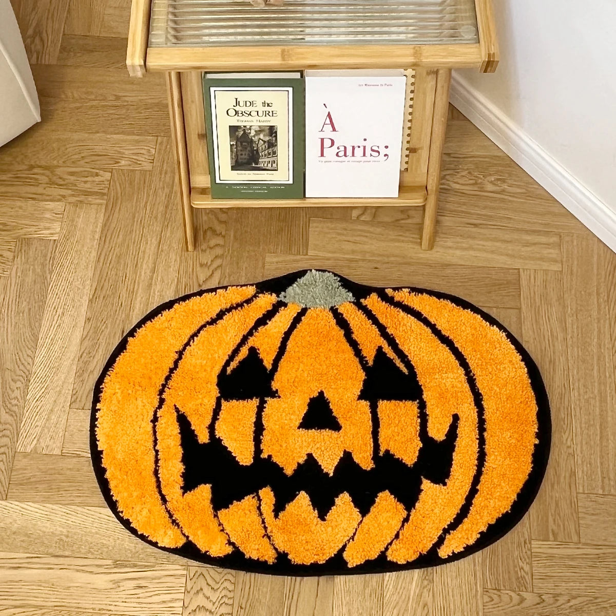 Halloween Pumpkin Tufted Rug