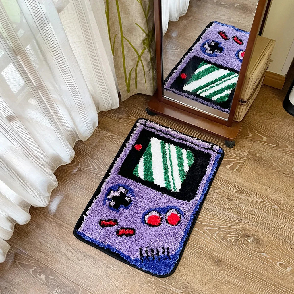 Retro Handheld Game Tufted Rug