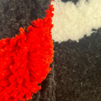 Flaming 8-Ball Tufted Rug
