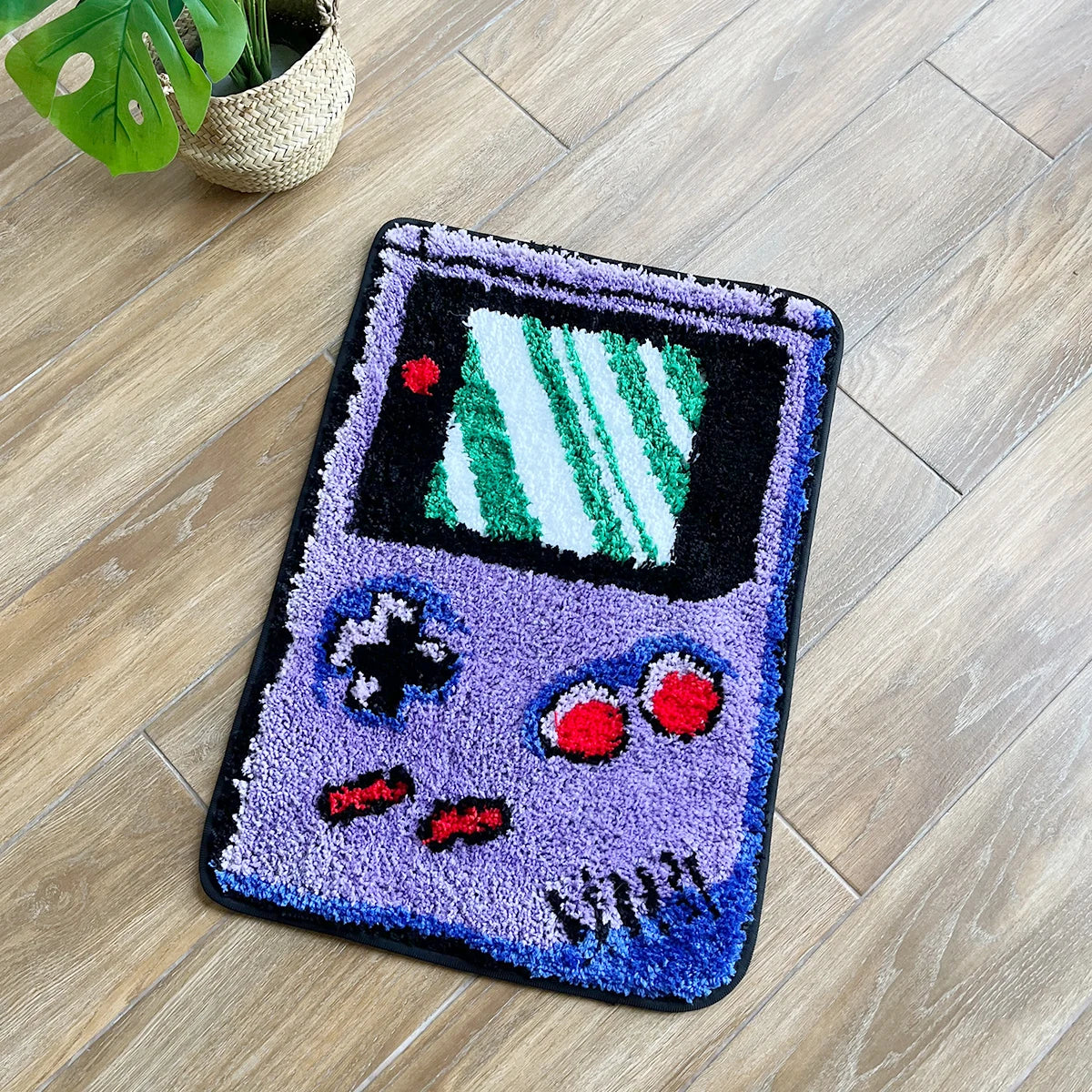 Retro Handheld Game Tufted Rug