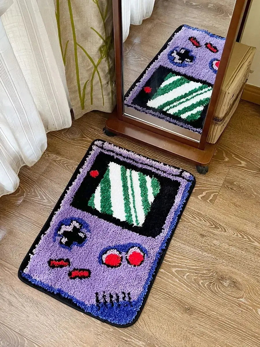 Retro Handheld Game Tufted Rug